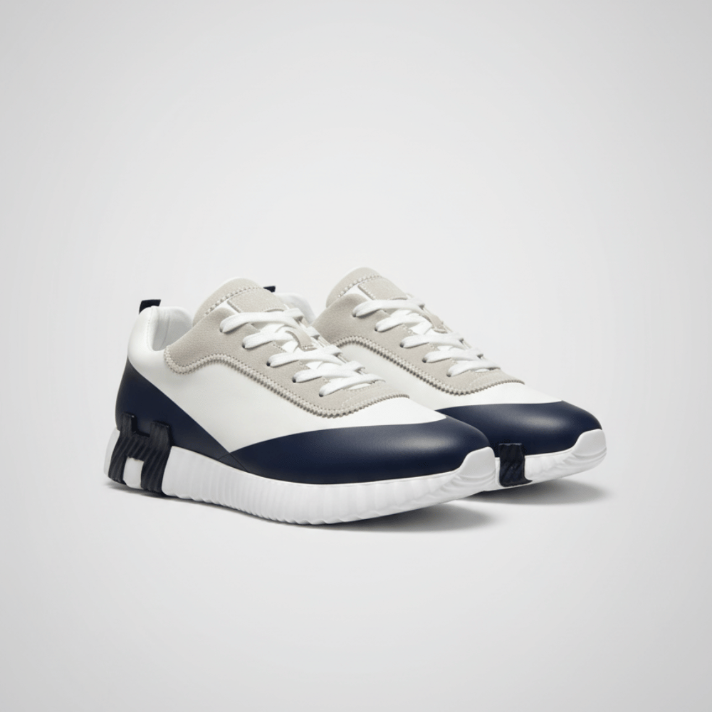 Sneakers Hermès Blanc Bleu