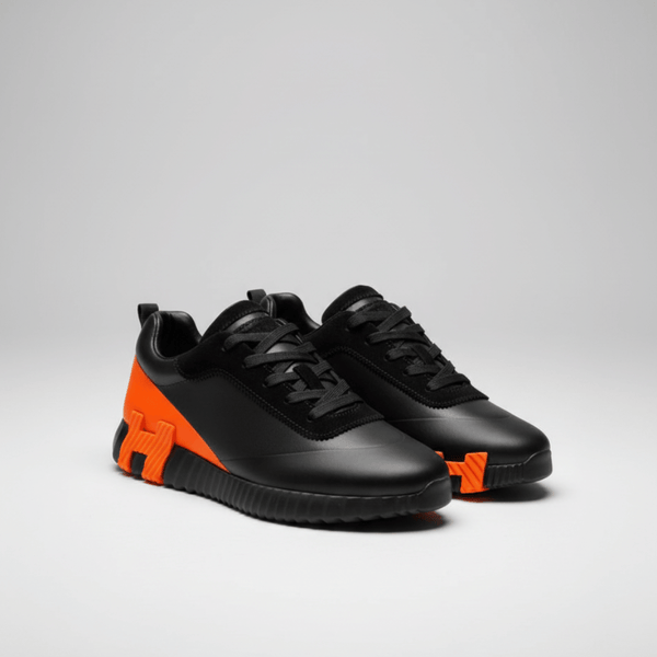 Sneakers Hermès Orange Noir